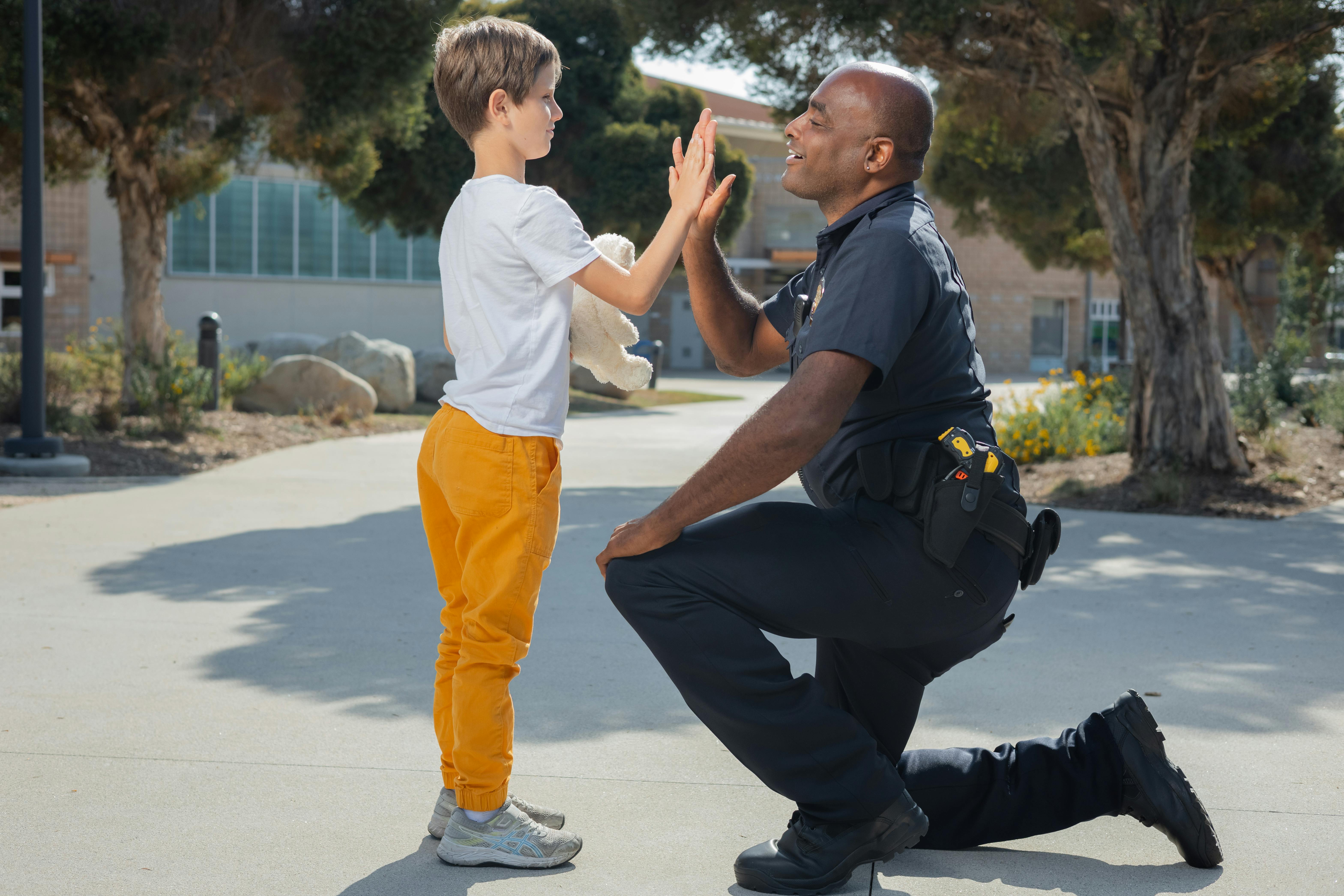 Karta pobytu at the police school